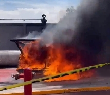 墨西哥消防局新能源汽車滅火實(shí)驗(yàn)：浪潮消防F-500微胞囊滅火劑展現(xiàn)超凡實(shí)力